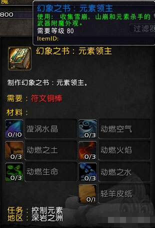 wow幻象之书出处大全 魔兽世界幻象之书怎么获得