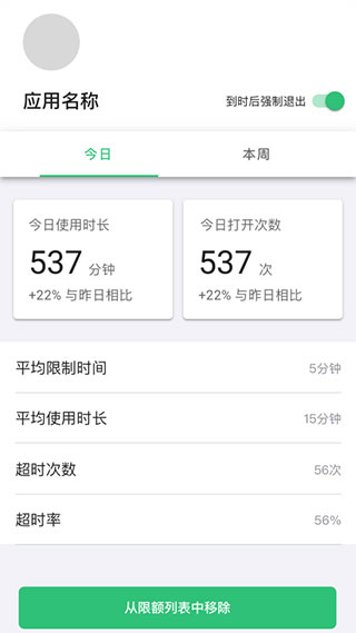 应用时间限额APP