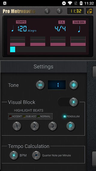 pro metronome专业节拍器