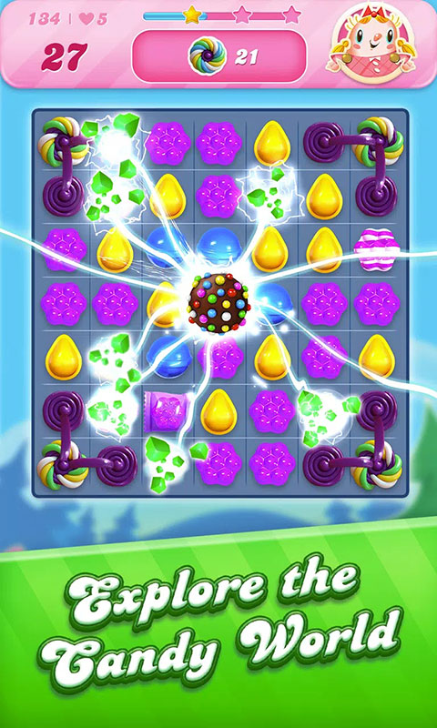 糖果粉碎传奇(Candy Crush Saga)