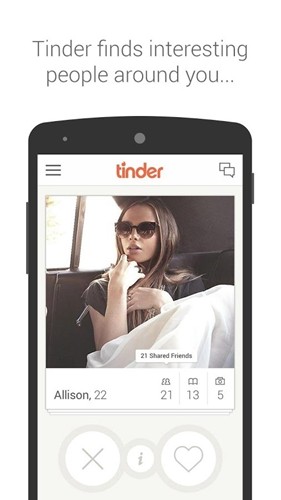 交友软件tinder(网络健身房)