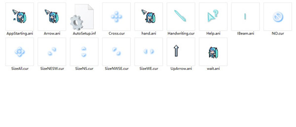 初音未来鼠标指针皮肤