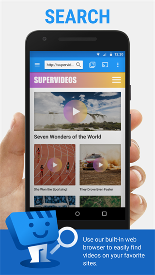 Web Video Caster app